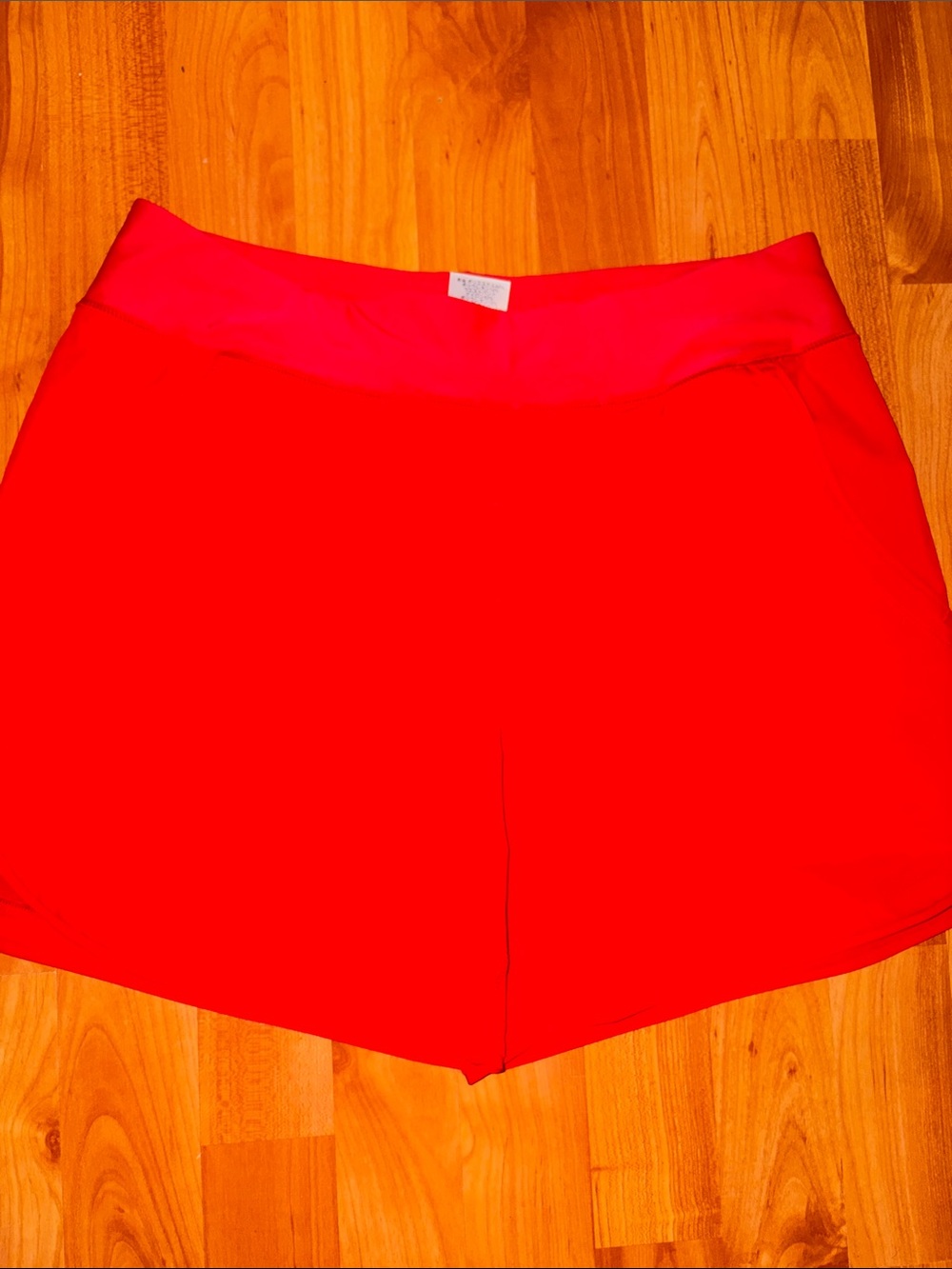 LAND’S END Women’s Red High-Waist Swim Shorts size 6